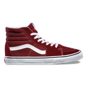 Vans Erkek Spor Ayakkabı Sk8-Hi Kahverengi/Beyaz Outlet | 91064-724